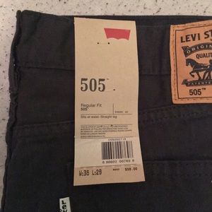 Levi’s 505 Men’s Black Jeans